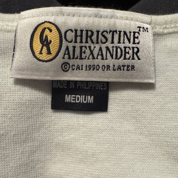 White Christine Alexander Bedazzled T-shirt - Picture 5 of 5